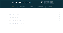 Desktop Screenshot of markdentalclinic.com