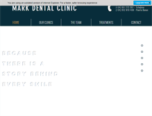 Tablet Screenshot of markdentalclinic.com
